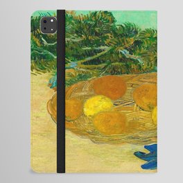 Vincent van Gogh - Still Life of Oranges and Lemons with Blue Gloves, 1889  iPad Folio Case