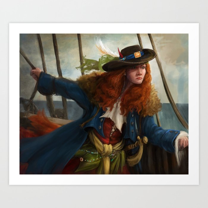 Pirate Queen Art Print