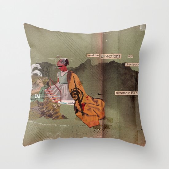 Read the Directions Throw Pillow