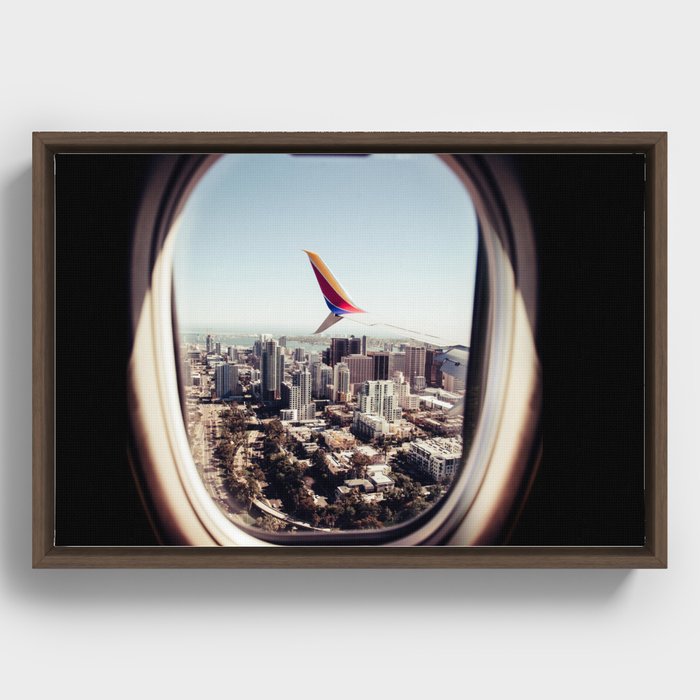 Airplane Framed Canvas