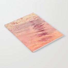 Pink and purple lake water at sunset extrude pixel art Notebook