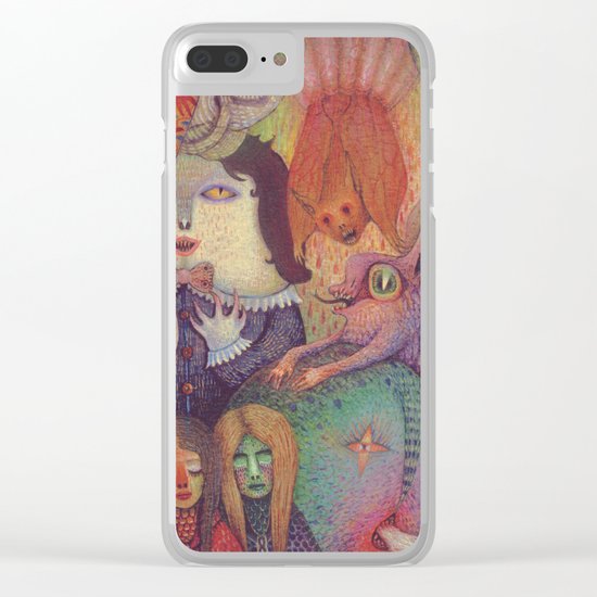 Secret Gathering Clear iPhone Case