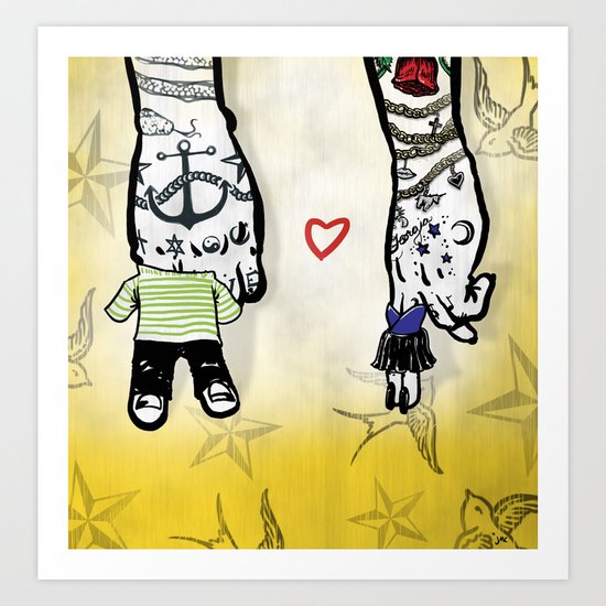 Inkling of Love Art Print