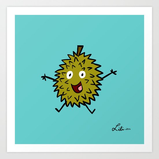 Durian Art Print