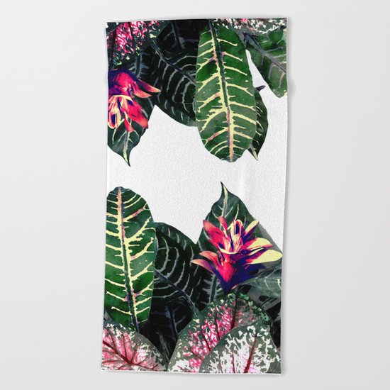 Tropical Theme 1 Beach Towel