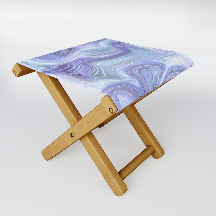 Crystal Strata Texture 01 Folding Stool