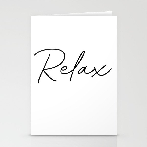relax Stationery Cards