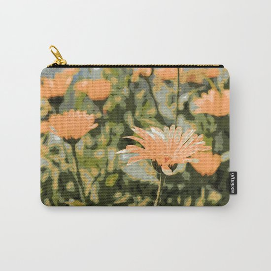 Early Evening Flower Garden Carry-All Pouch