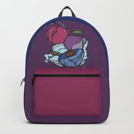 Peaches in bisexual flag color Backpack