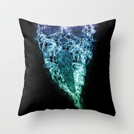 Death (Color) Throw Pillow