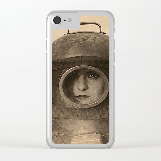 Scaphandre vintage photo Clear iPhone Case