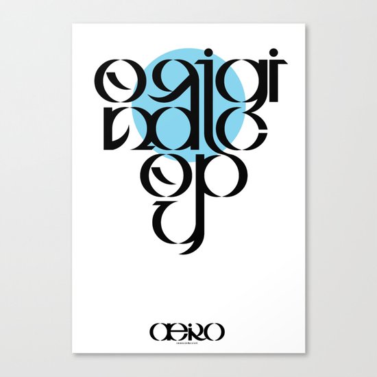Original Copy Canvas Print
