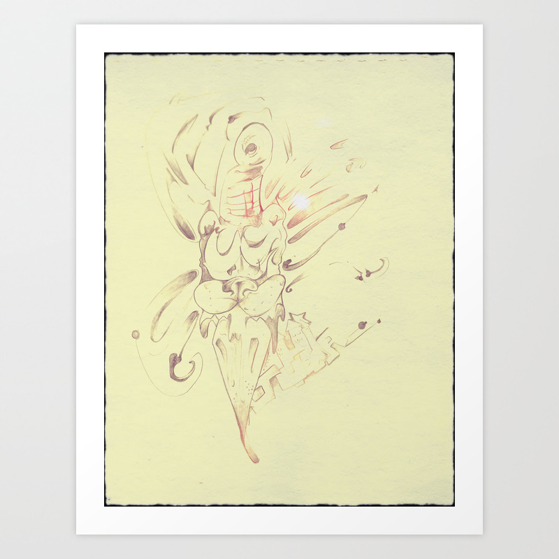 Nothingness Blade Art Print By Danielbrummitt Society6