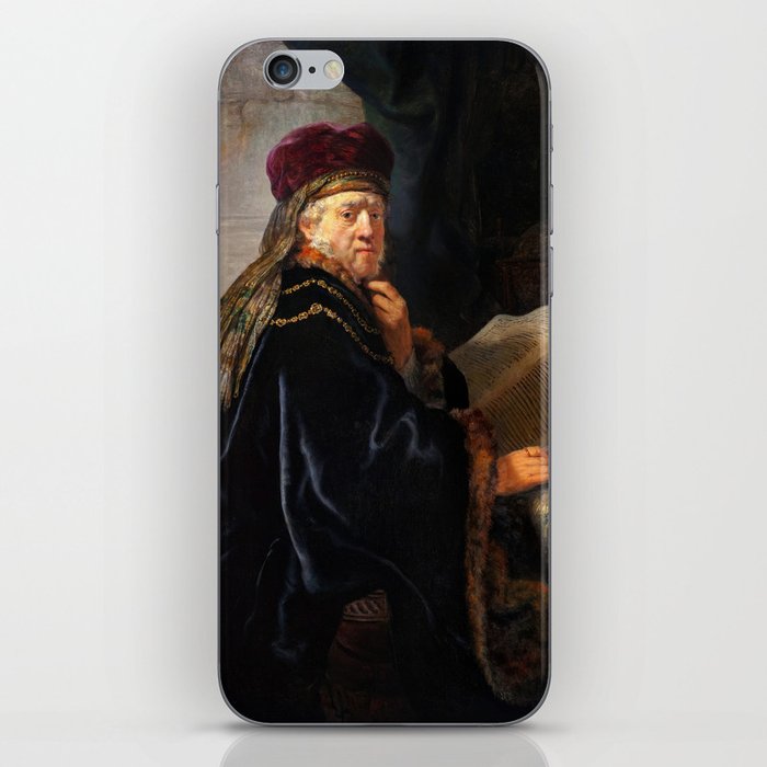 Scholar in His Study, 1634 by Rembrandt  iPhone Skin
