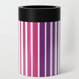 Mid century modern lines pattern - Retro Can Cooler