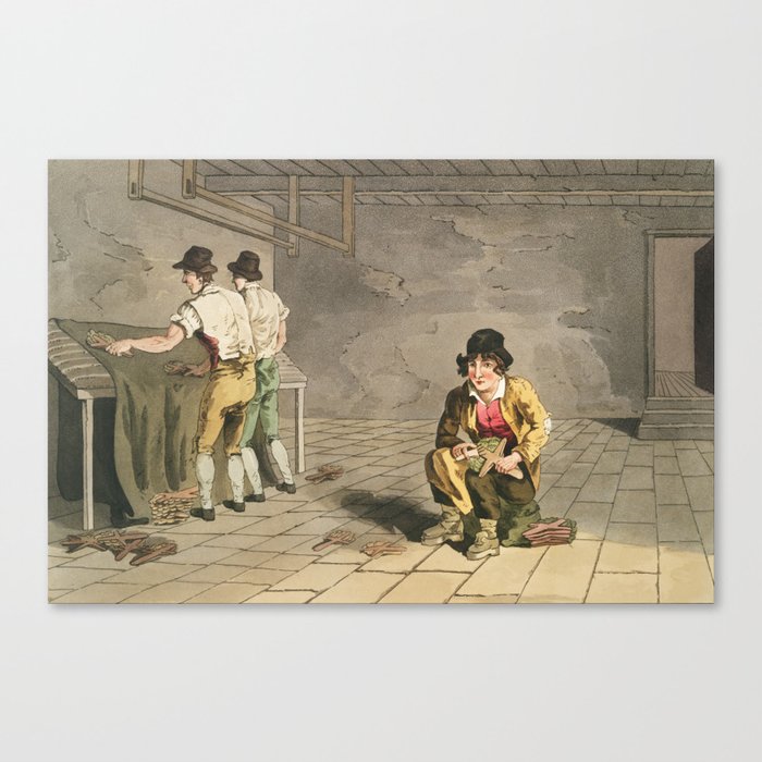 19th century in Yorkshire life Canvas Print