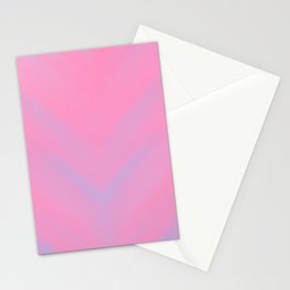 Pink Sunset Gamer Girl Stationery Card