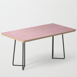 Pink Heritage Hand Woven Cloth Coffee Table