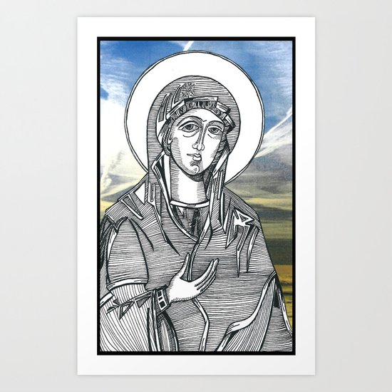 Madonna of the Skies Art Print