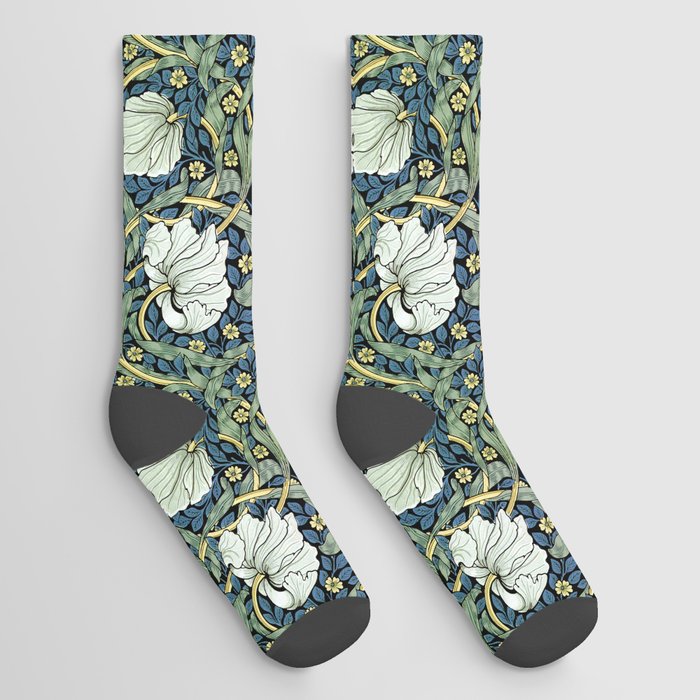 Pimpernel Blue by William Morris Socks