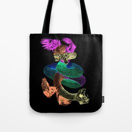Feathered Serpent Tote Bag