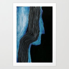 Blue Soul Artwork Art Print