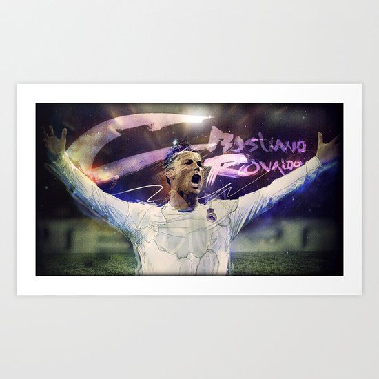 Cristiano Ronaldo Art Print