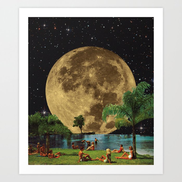 Big Moon Art Print
