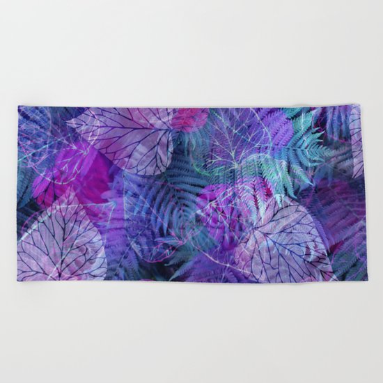 Forest Flora 3 Beach Towel