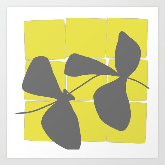 Lemon Pop Three Art Print