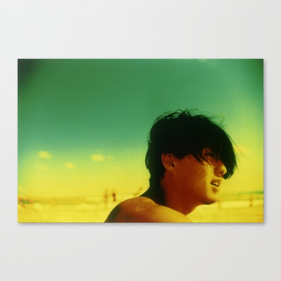 Asian Green and Yellow Canvas Print