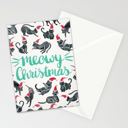 Meowy Christmas – Mint Type Stationery Card