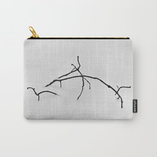 Branch in snow Carry-All Pouch