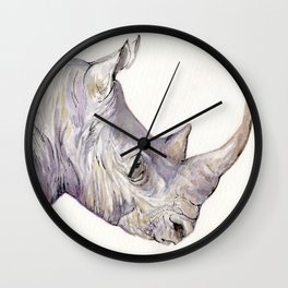 Regal Rhino Wall Clock