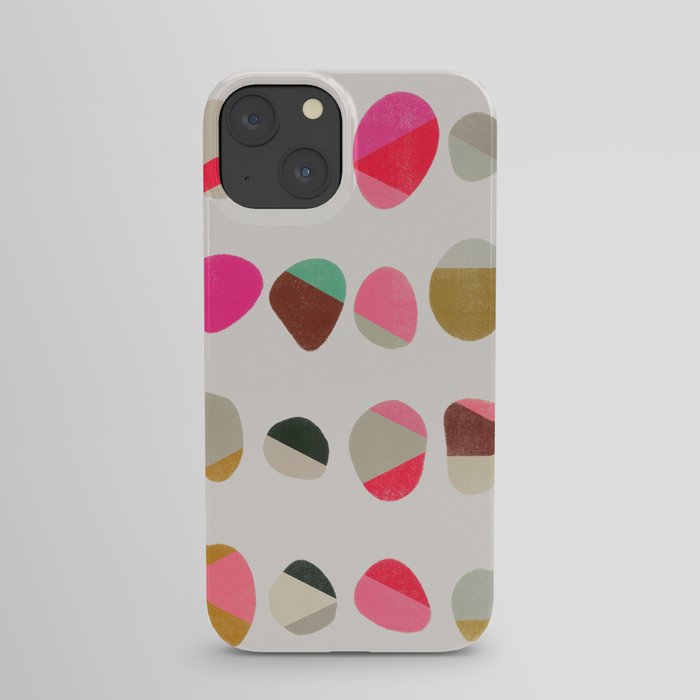 painted pebbles 1 iPhone Case