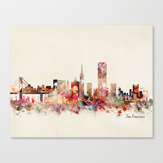 San Francisco city Canvas Print