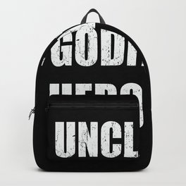 Uncle Godfather Hero Father's Day Gift Backpack