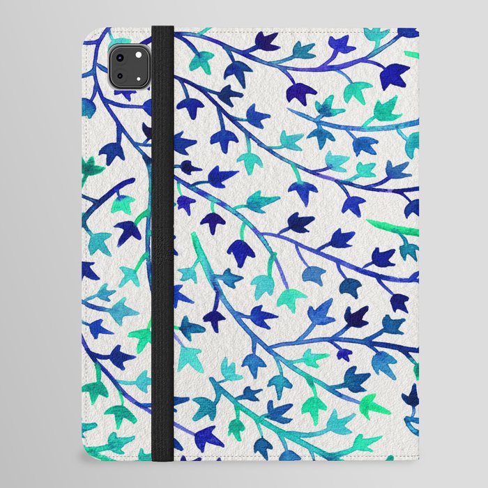 Turquoise Ivy iPad Folio Case