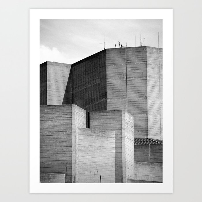 Brutalist Series - National Theatre #2 Art Print