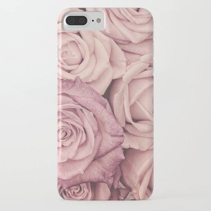 some people grumble - pink rose pattern - roses iphone case