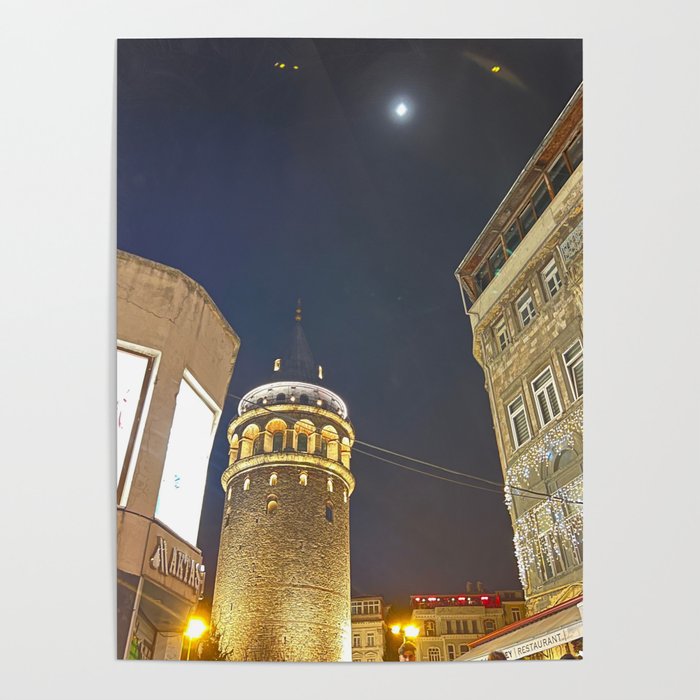 Old Prison Tower - Istanbul  Poster