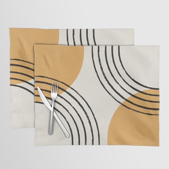 Sun Arch Double - Gold Placemat