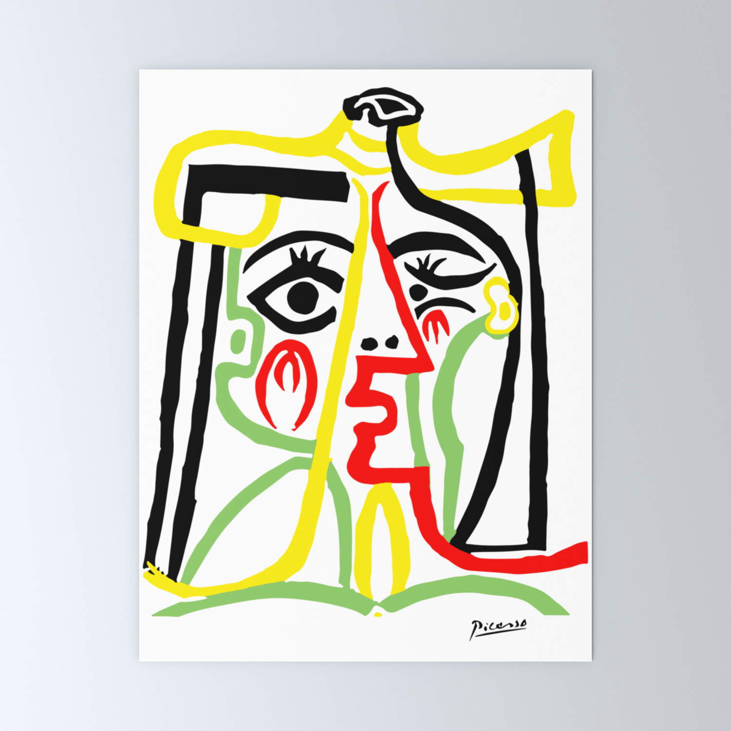 Pablo Picasso Jacqueline With Straw Hat 1962 Artwork For Posters Prints Tshirts Women Men Kids Mini Art Print By Cloth O Rama Society6