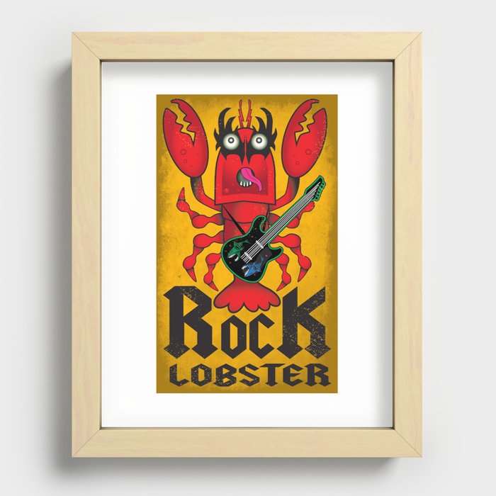 ROCK LOBSTER Recessed Framed Print