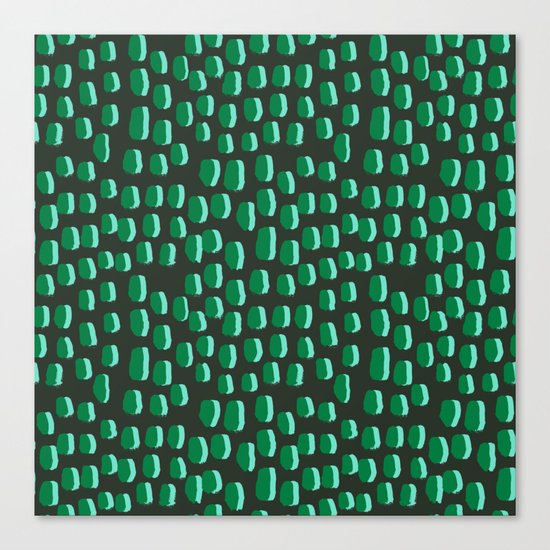 Abstract pattern dots minimal modern home decor minimalist design for dorm college office Canvas Print