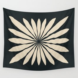 Star Leaf: Noir Wall Tapestry