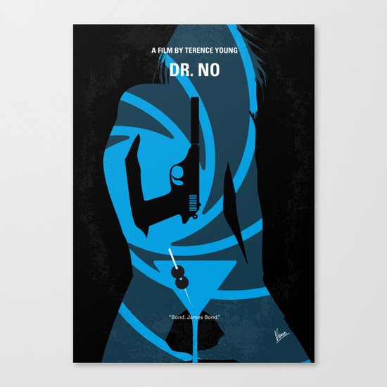 No277-007 My Dr No minimal movie poster Canvas Print
