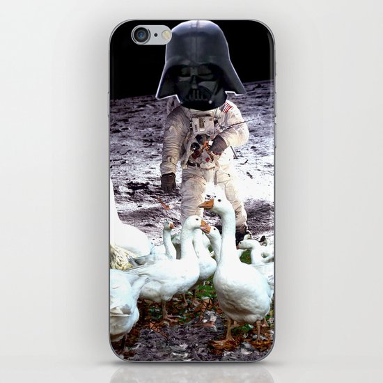 Goats Peter guards goose on the moon... iPhone & iPod Skin