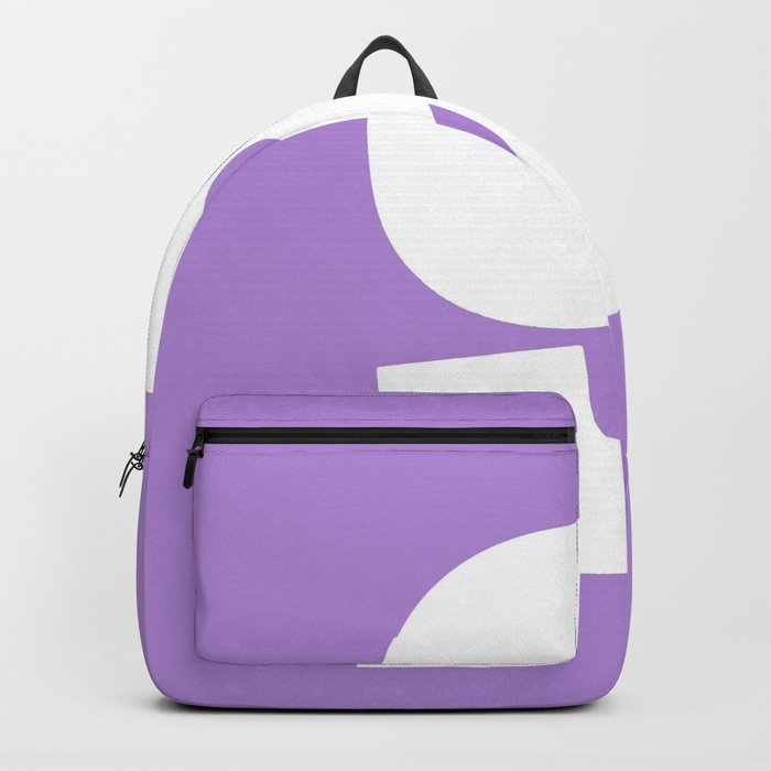9 (White & Lavender Number) Backpack