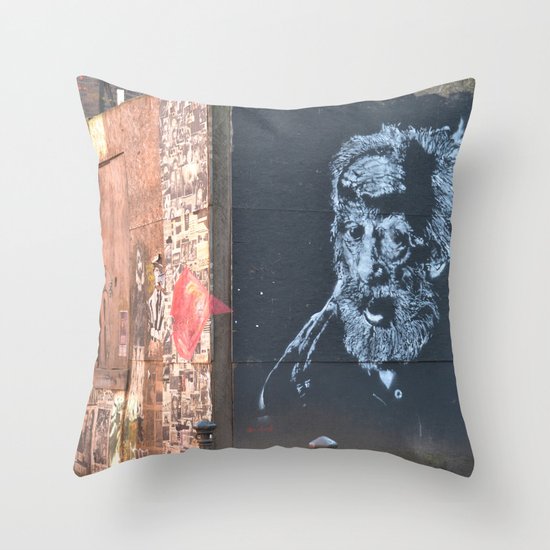 two sides Throw Pillow